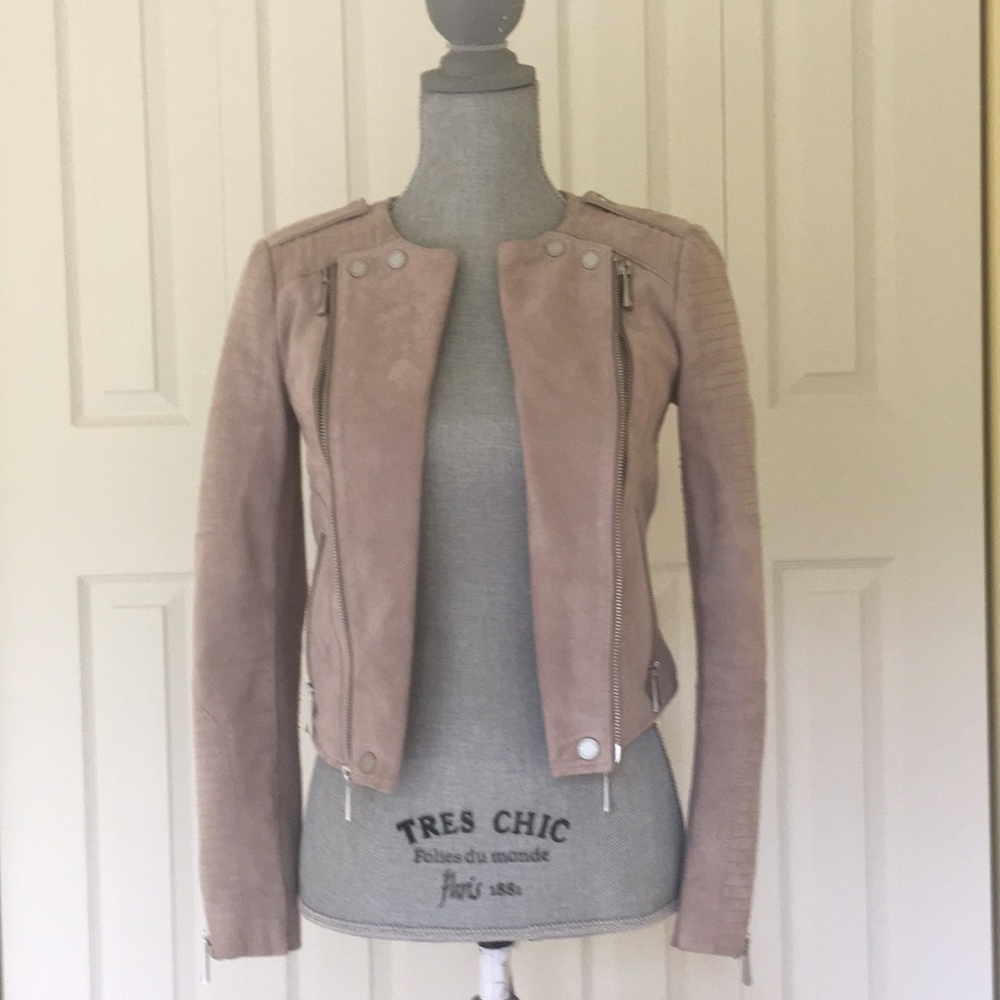 BCBG Maxazria suede jacket